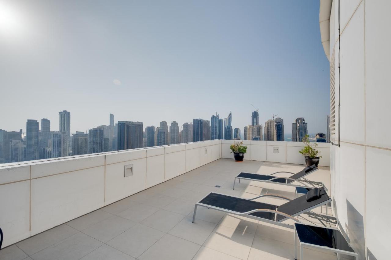 Luxury Apt - Rooftop Pool - City View دبي المظهر الخارجي الصورة