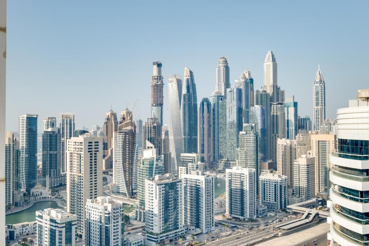 Luxury Apt - Rooftop Pool - City View دبي المظهر الخارجي الصورة